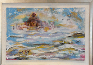 Sea’s tribute to the Sun Temple