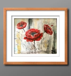 Red poppies